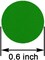 Green Confetti 0.6 inch,Round Green Foil Confetti,Shiny Green Confetti for Party Decoration or Filled Balloons,(3.52 oz)